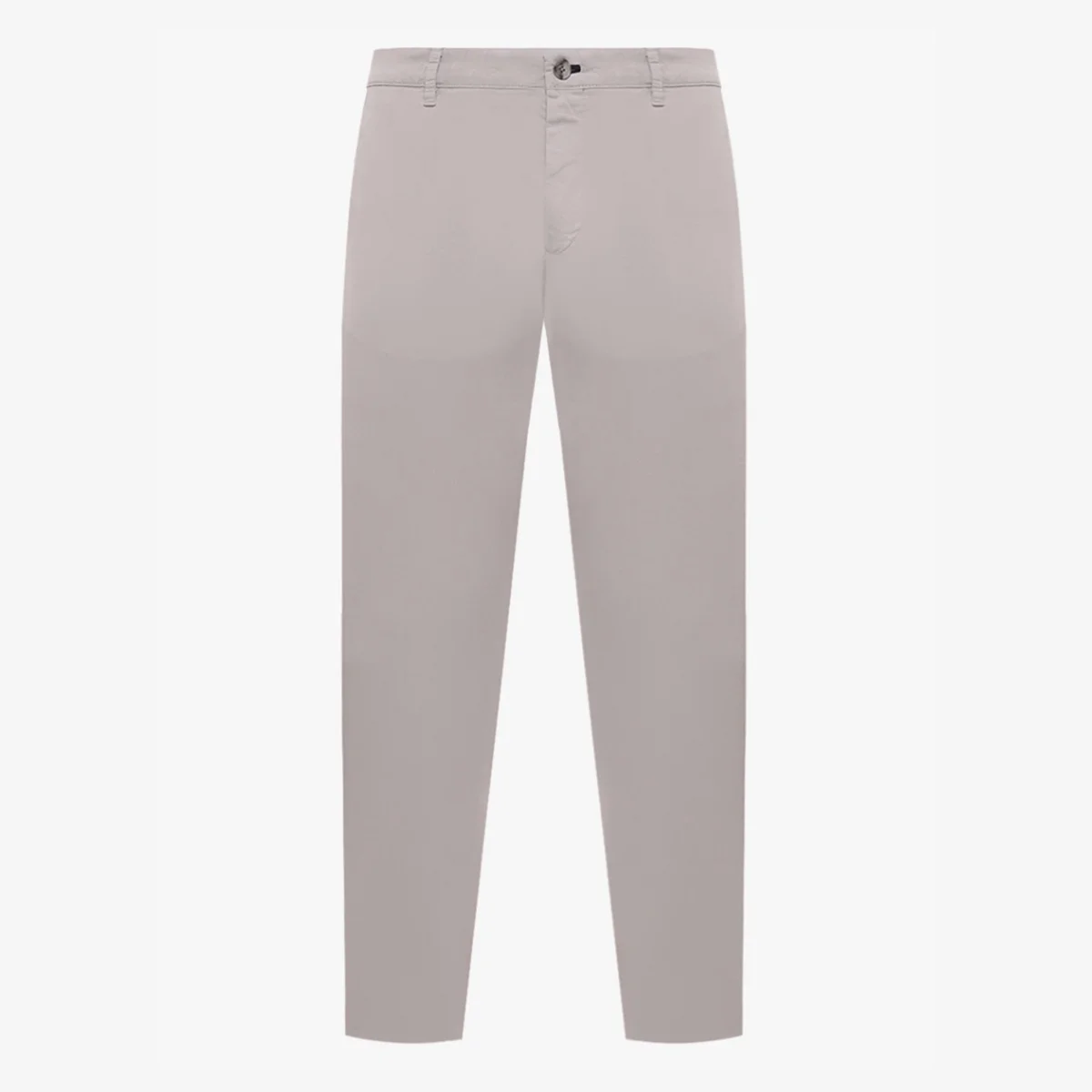BML taupe regular fit stretch cotton twill chinos
