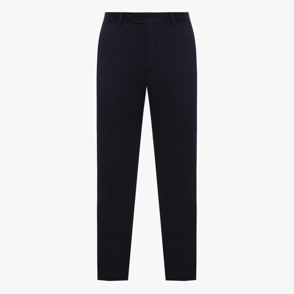 BML navy regular fit wool dress trousers
