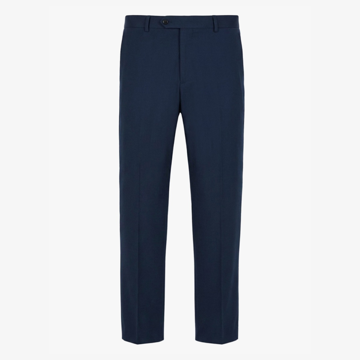 BML navy regular fit cotton twill trousers