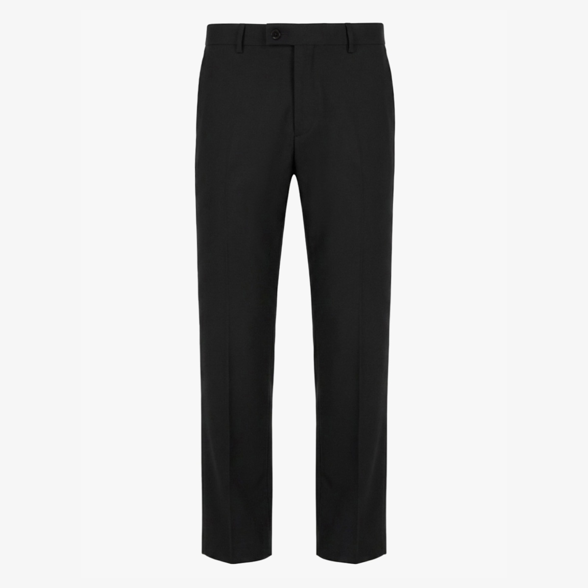 BML black regular fit wool dress trousers