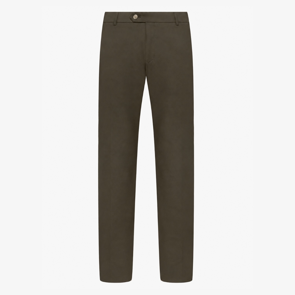 BML dark olive regular fit cotton chinos