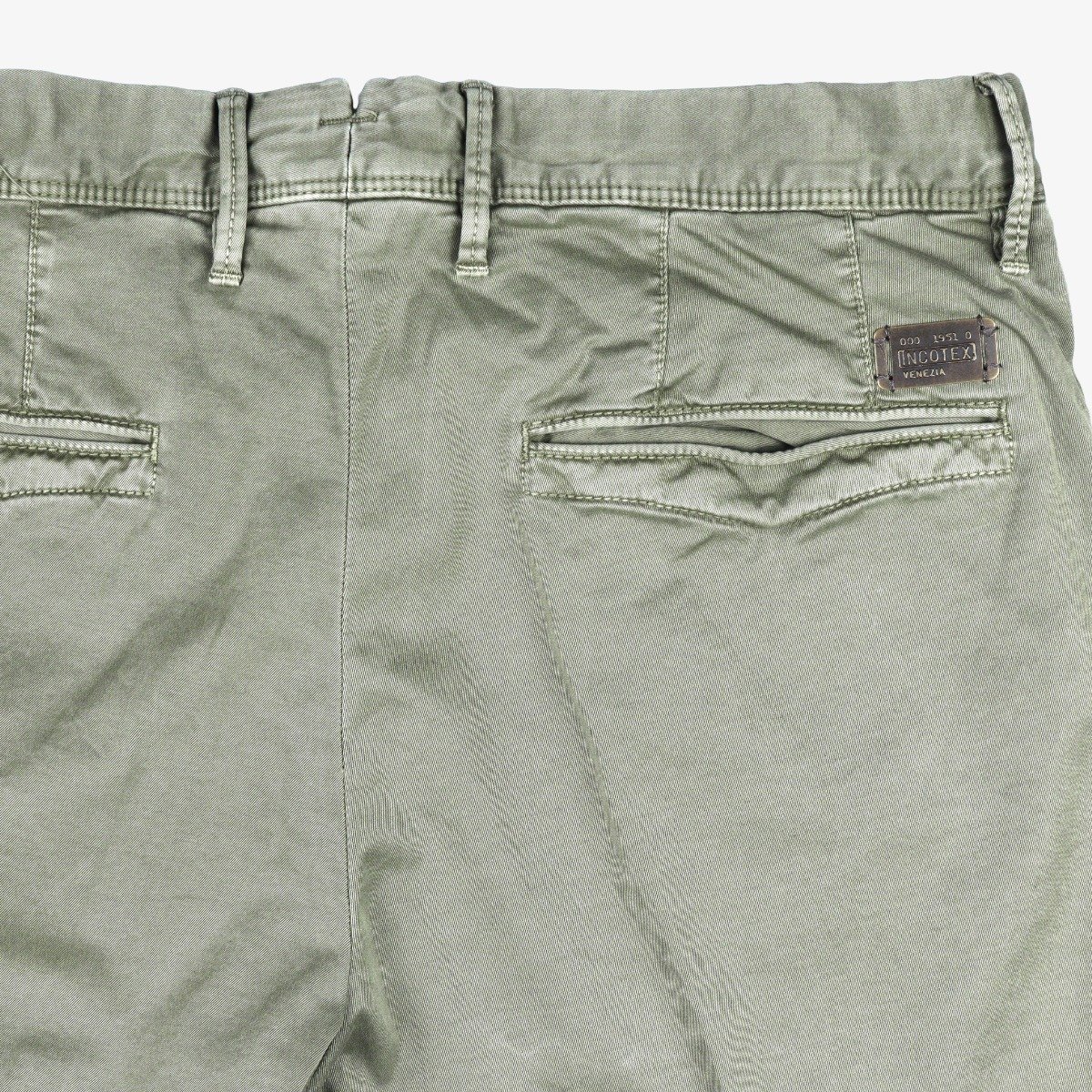 Raymond 40%Terrywool Light Green Dobby trouser fabric