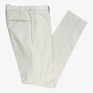 Incotex Model 30 light grey slim fit trousers