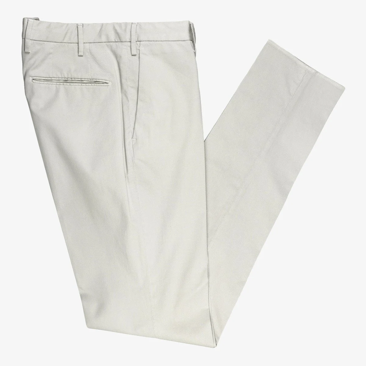 Incotex Model 30 light grey slim fit trousers