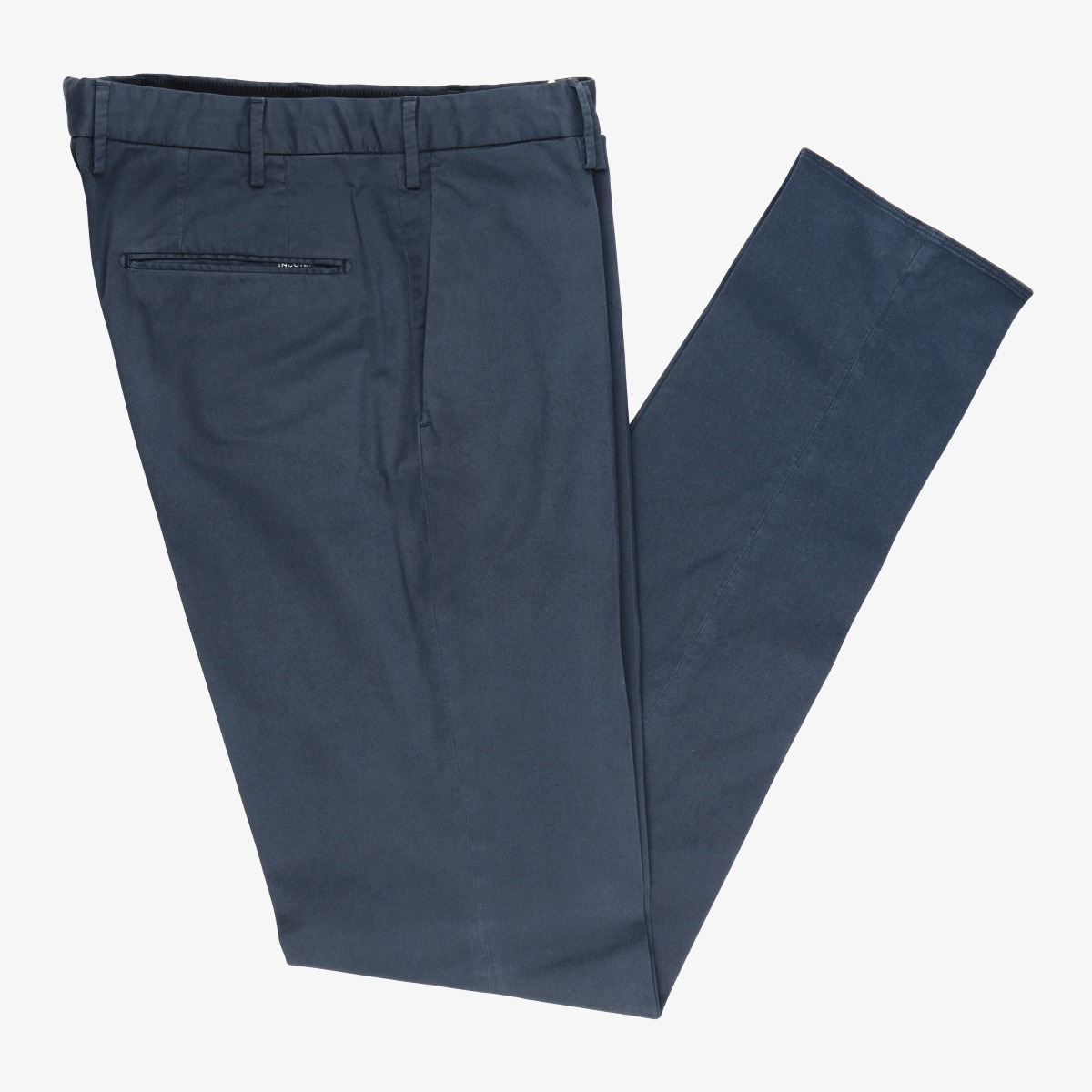 Incotex Model 30 navy slim fit trousers