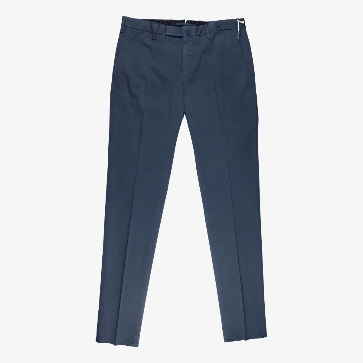 Incotex Model 30 navy slim fit stretch cotton trousers