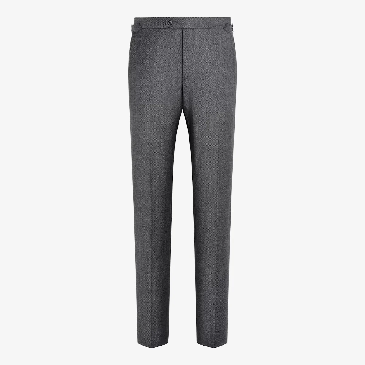 Suitsupply Dark Grey Bird's Suit Trousers