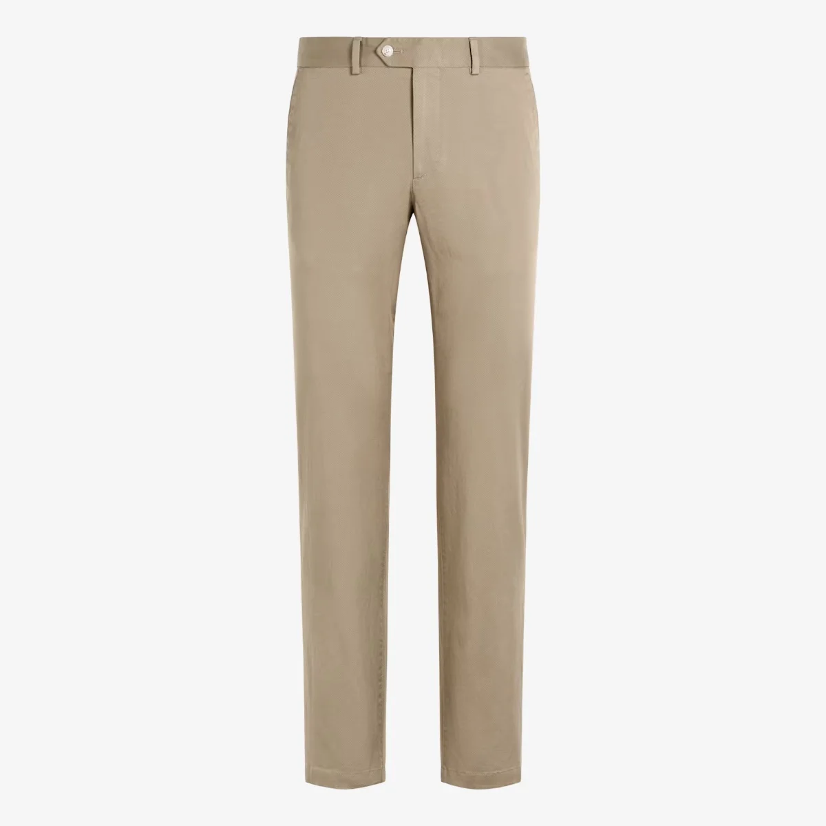 Suitsupply light brown slim leg straight chinos
