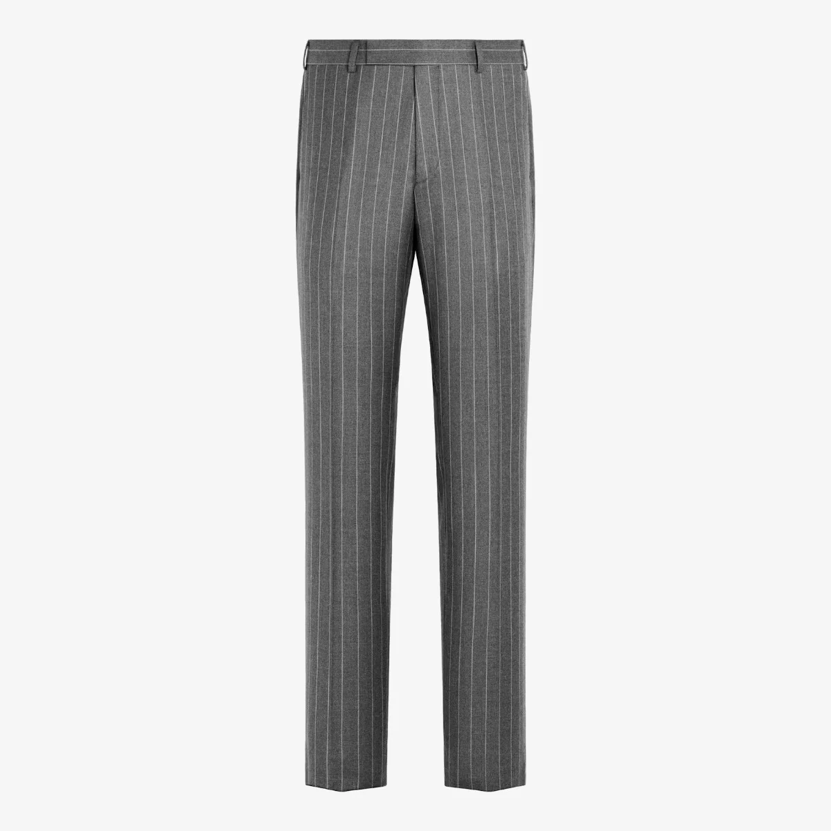 Suitsupply mid grey striped tailored fit Milano suit trousers