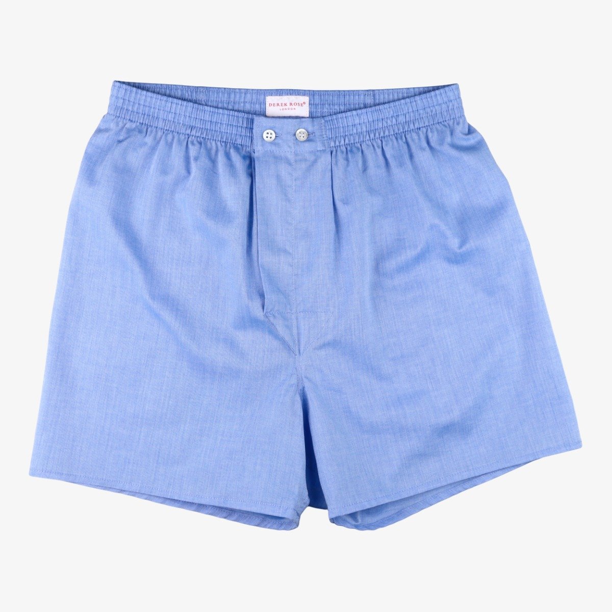 Derek Rose Amalfi light blue cotton boxer shorts