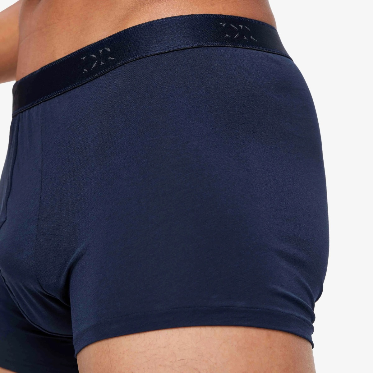 Derek Rose Jack navy pima cotton trunks