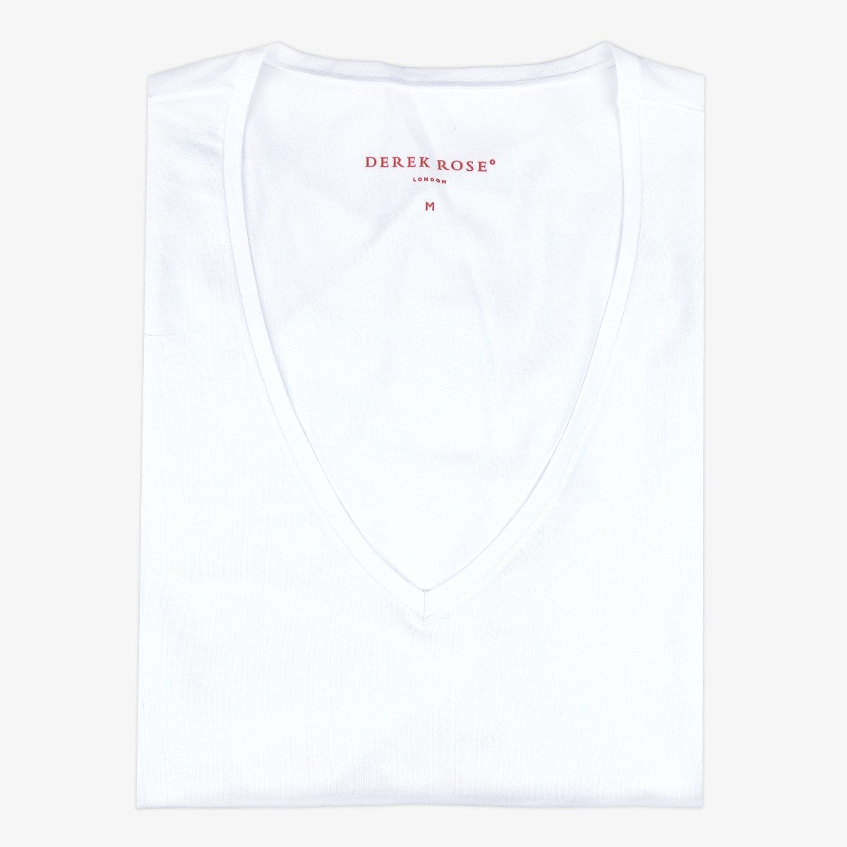 Derek Rose Jack white Pima cotton v-neck undershirt