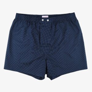 Derek Rose Plaza 21 navy polka dots cotton men's boxers