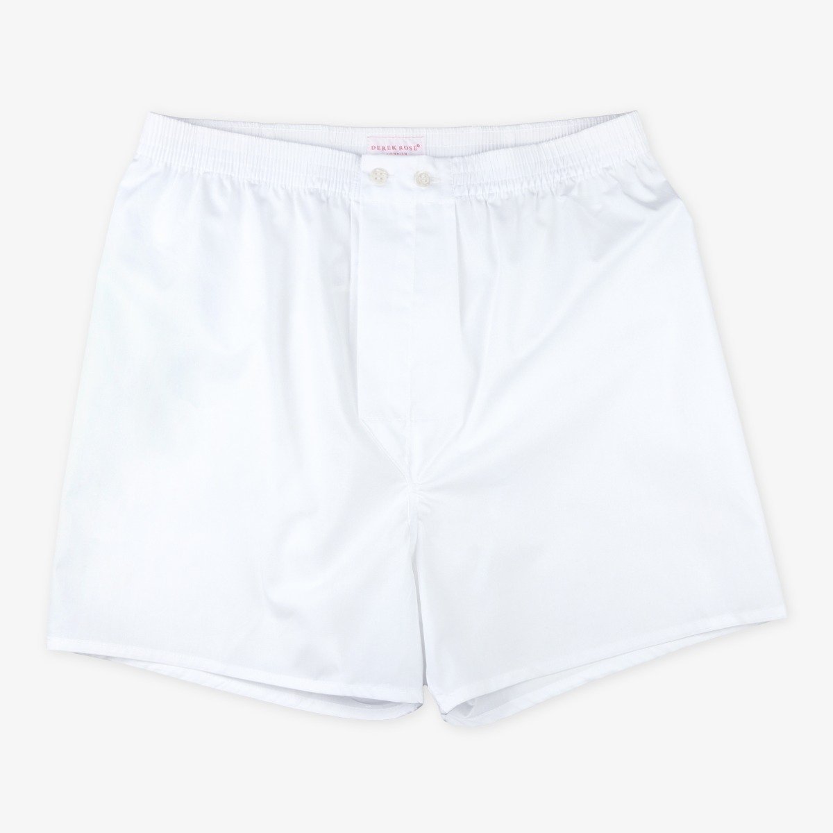 Mens Derek Rose white Alex Micro Modal Trunks