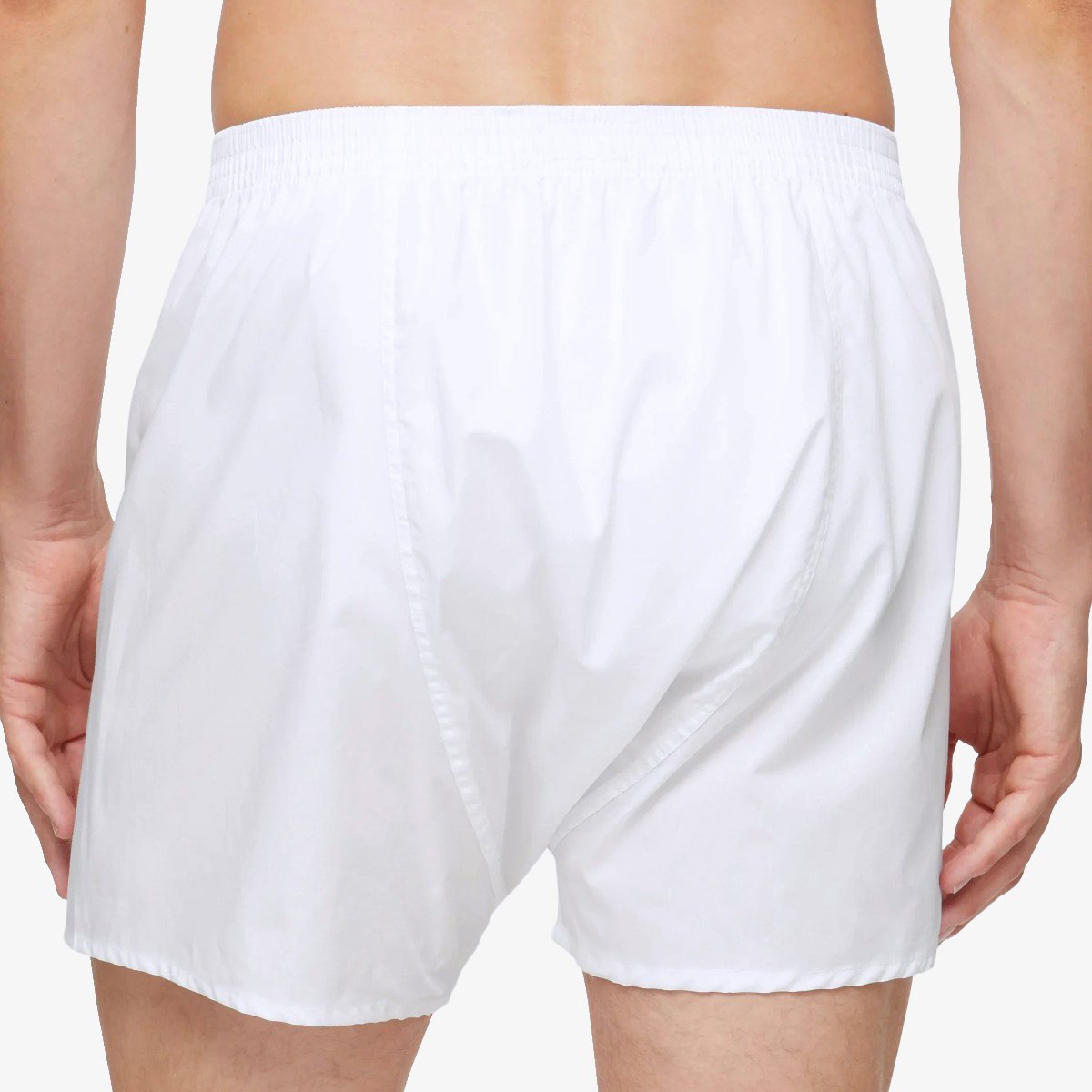 Derek Rose Savoy white cotton boxer shorts