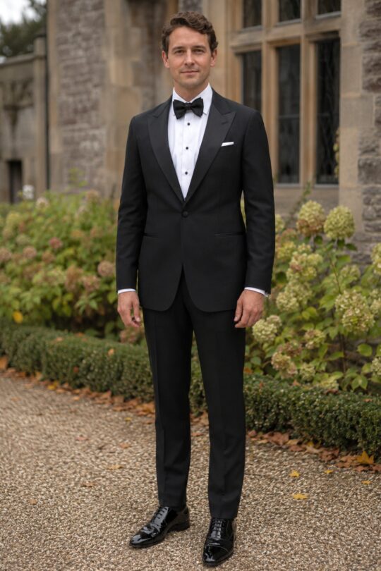 Classic black tie - black tuxedo outfit