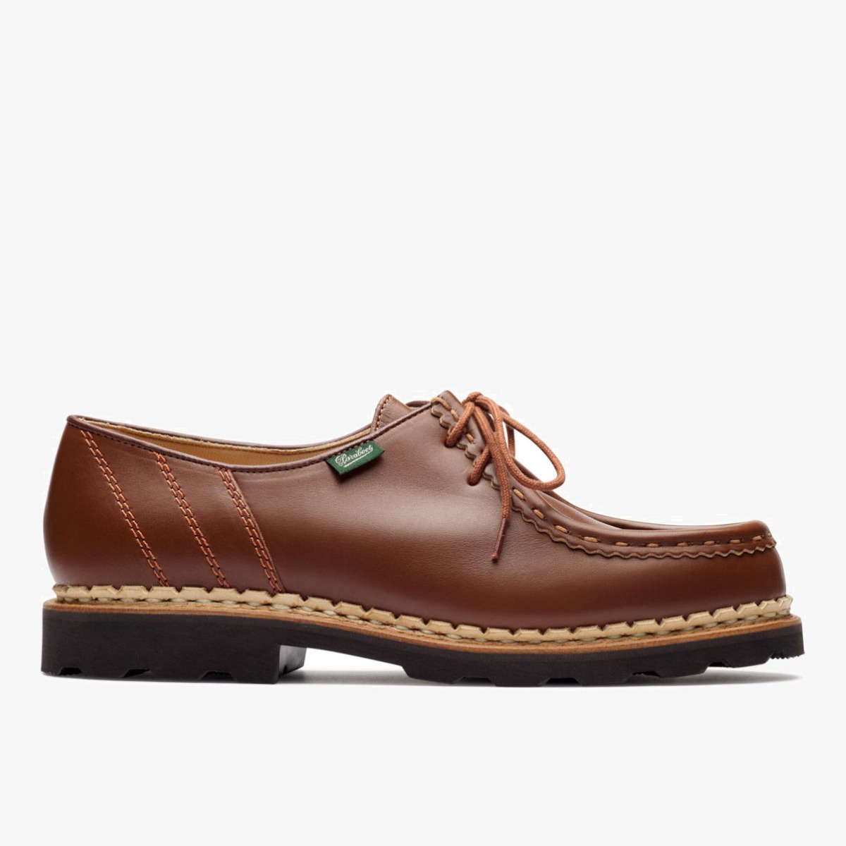 Paraboot Morzine Marche II lisse marron derby shoes