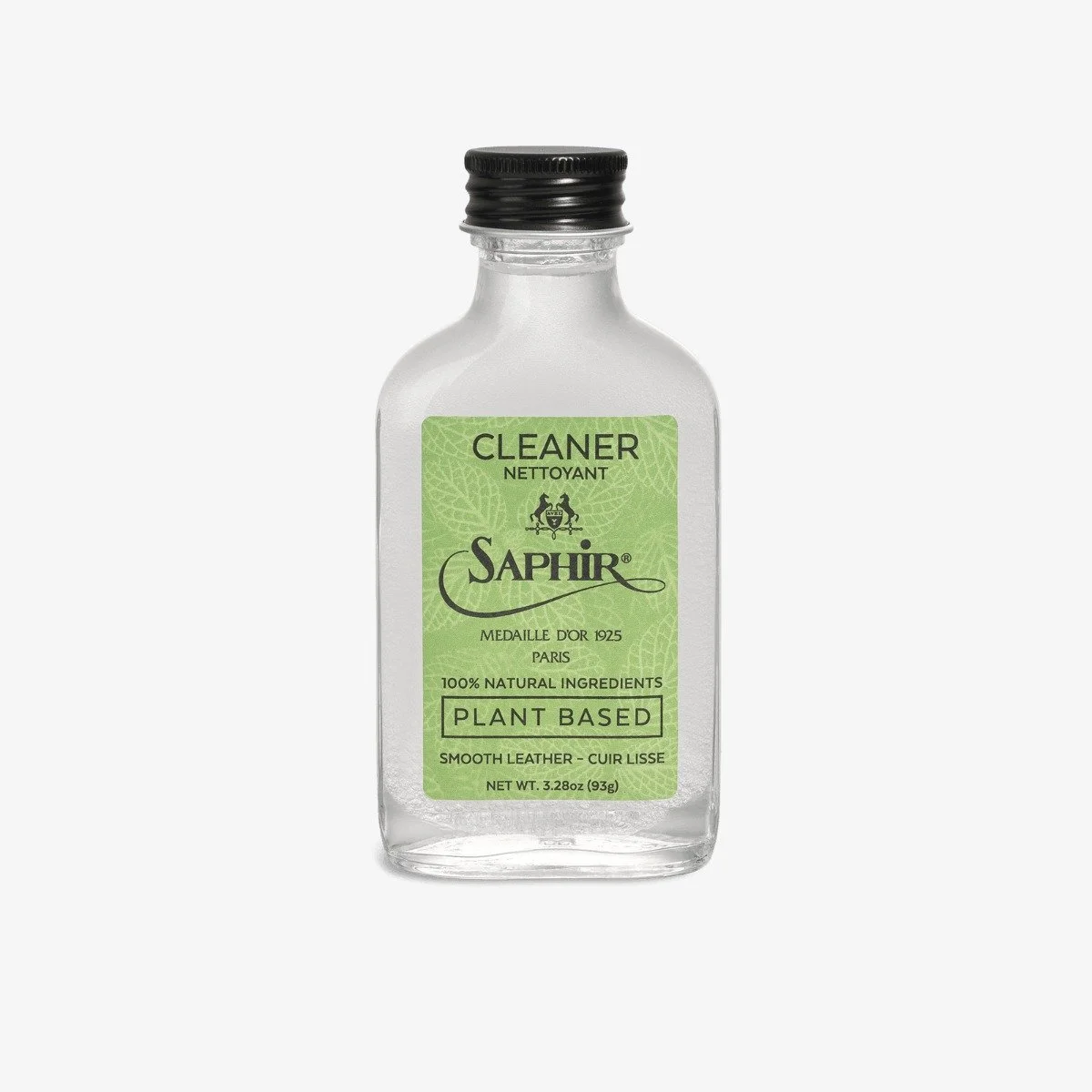 Saphir plant based leather cleaner