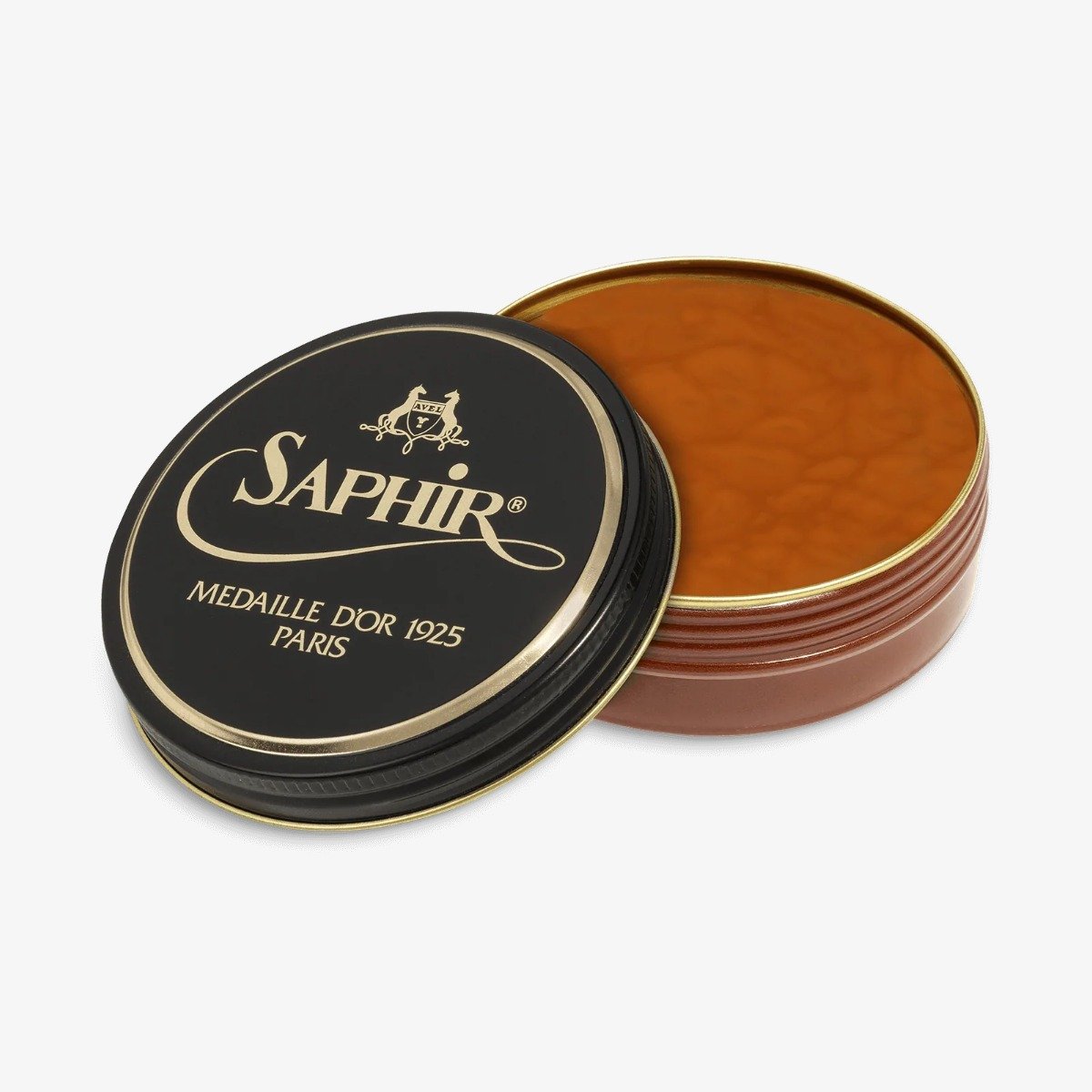 Saphir Pâte De Luxe light brown wax polish