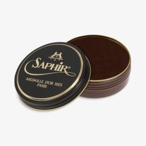 Saphir Pate de Luxe medium brown wax polish