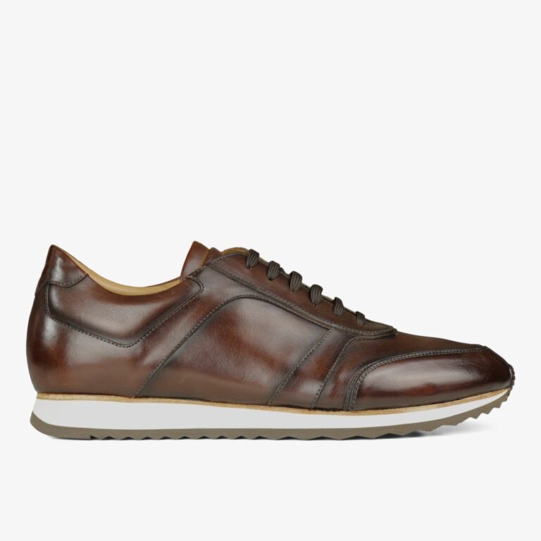 Carlos Santos 1252 Hugo dark brown sneakers