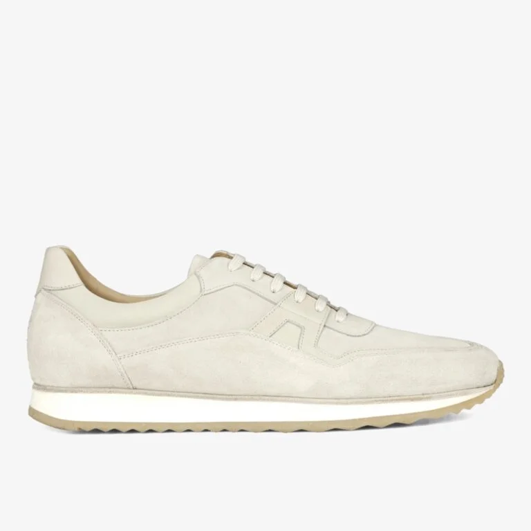 Carlos Santos 1300 Saymon off white suede sneakers