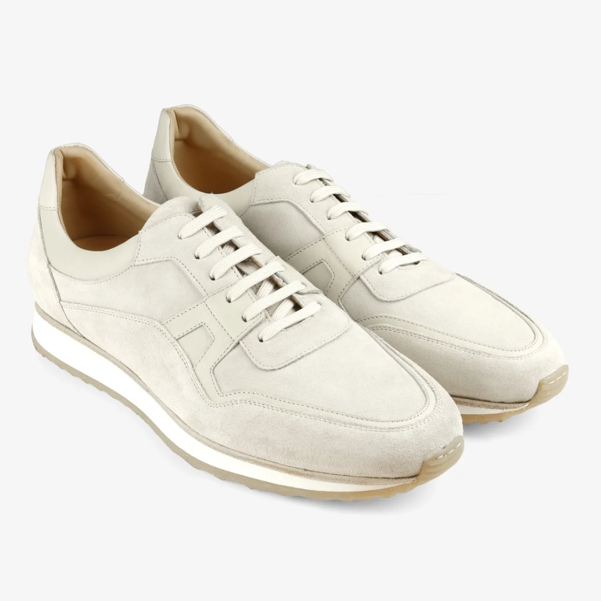Carlos Santos 1300 Saymon off-white suede sneakers