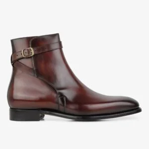 Carlos Santos 4125 Aaron wine shadow jodhpur boots