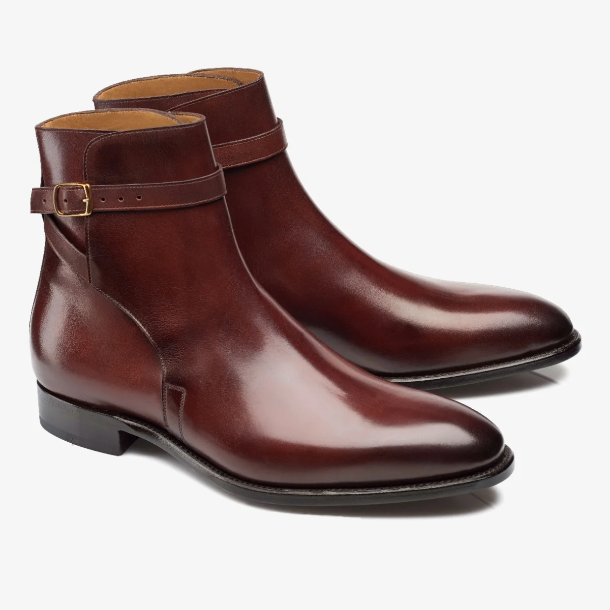 Carlos Santos 4125 Aaron wine shadow jodhpur boots