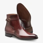 Carlos Santos 4125 Aaron wine shadow jodhpur boots