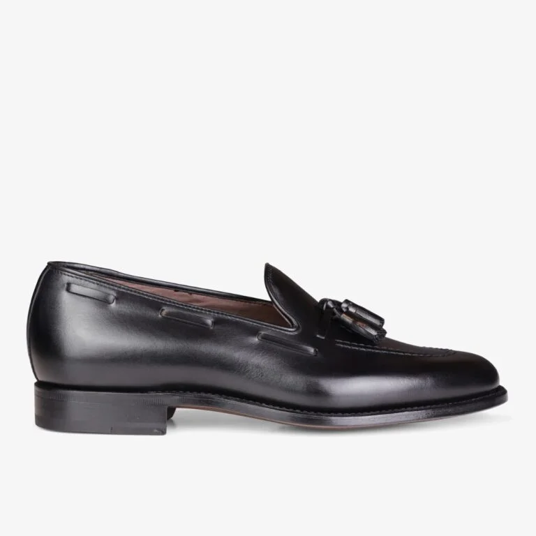 Carlos Santos 4210 Carl black men's tassel loafers