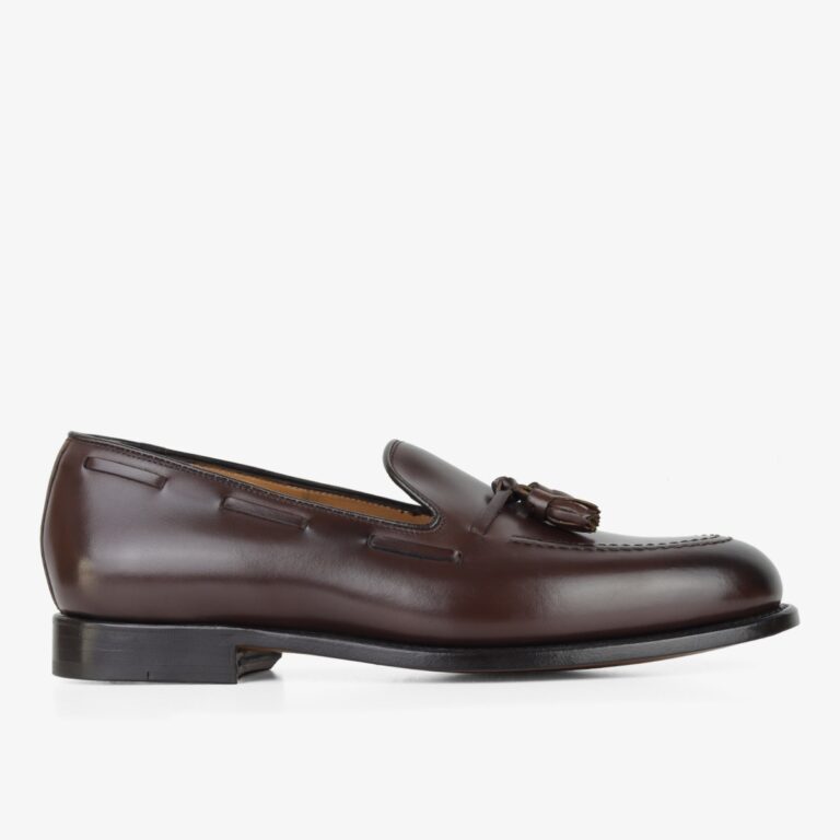 Carlos Santos 4210 Isaac dark brown tassel loafers