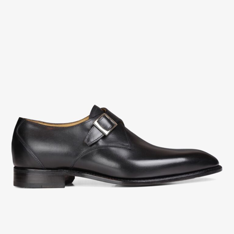 Carlos Santos 6307 Gareth black men's monk strap shoes