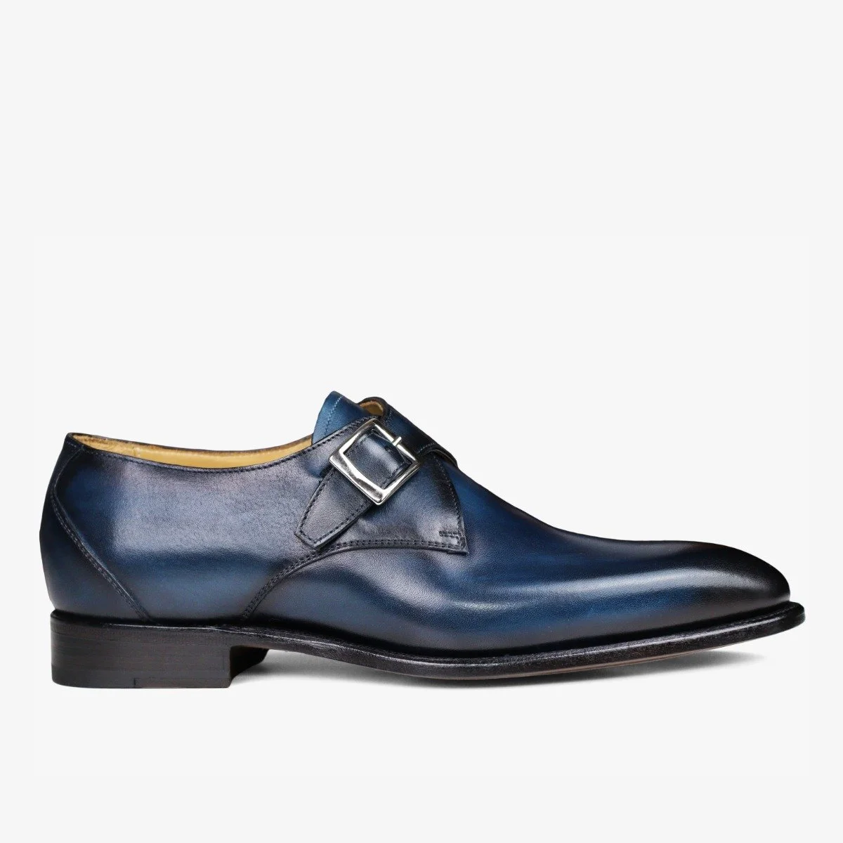 Carlos Santos 6307 Gareth blue men's monk strap shoes