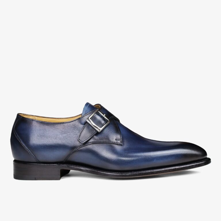 Carlos Santos 6307 Gareth norte blue monk strap shoes