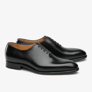 Carlos Santos 6903 William black wholecut men's oxford shoes