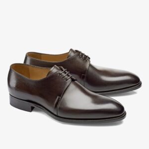 Carlos Santos 7201 Michael dark brown men's derby shoes