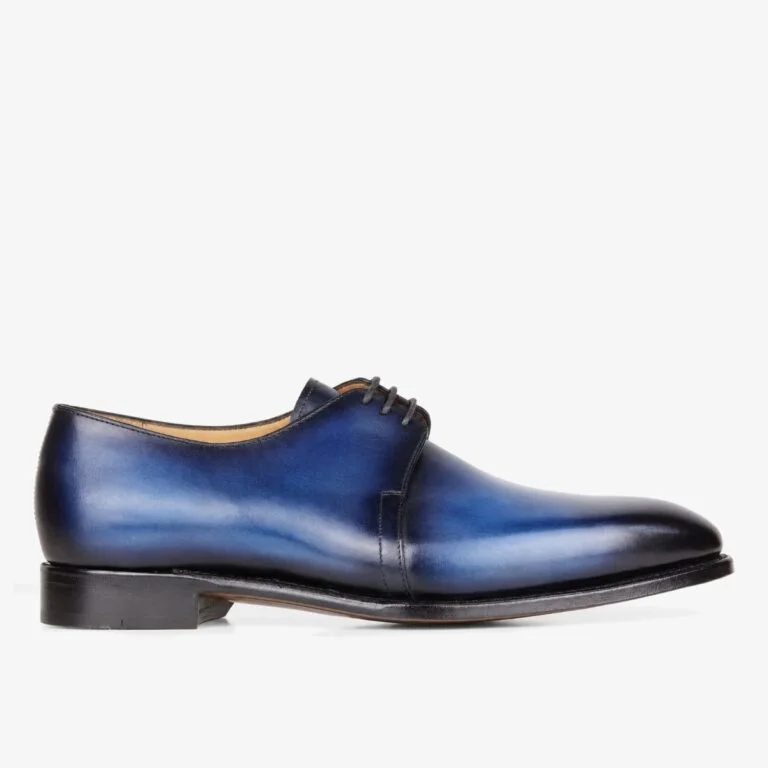 Carlos Santos 7201 Michael norte blue derby shoes