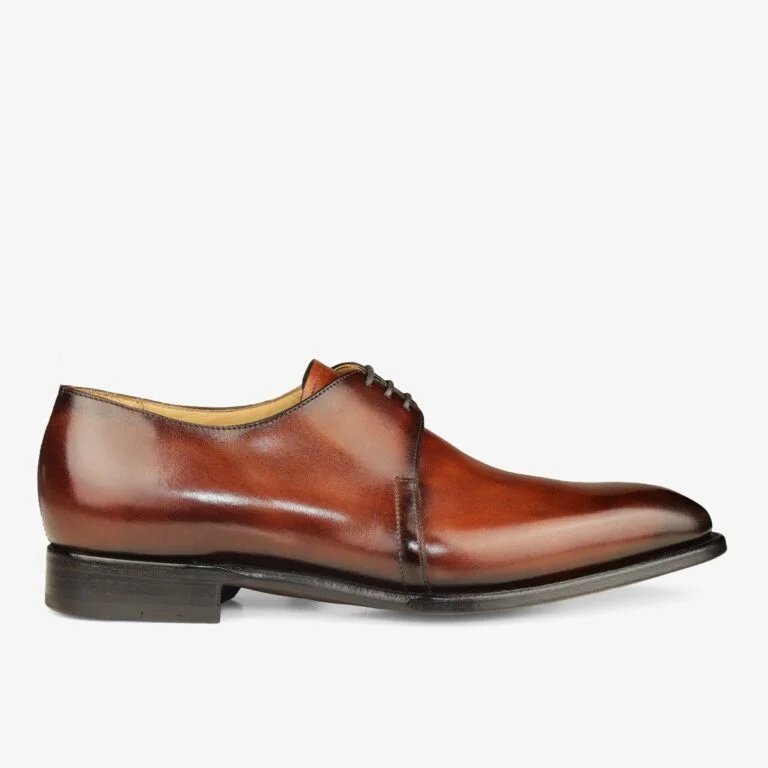 Carlos Santos 7201 Michael burgundy men's derby shoes