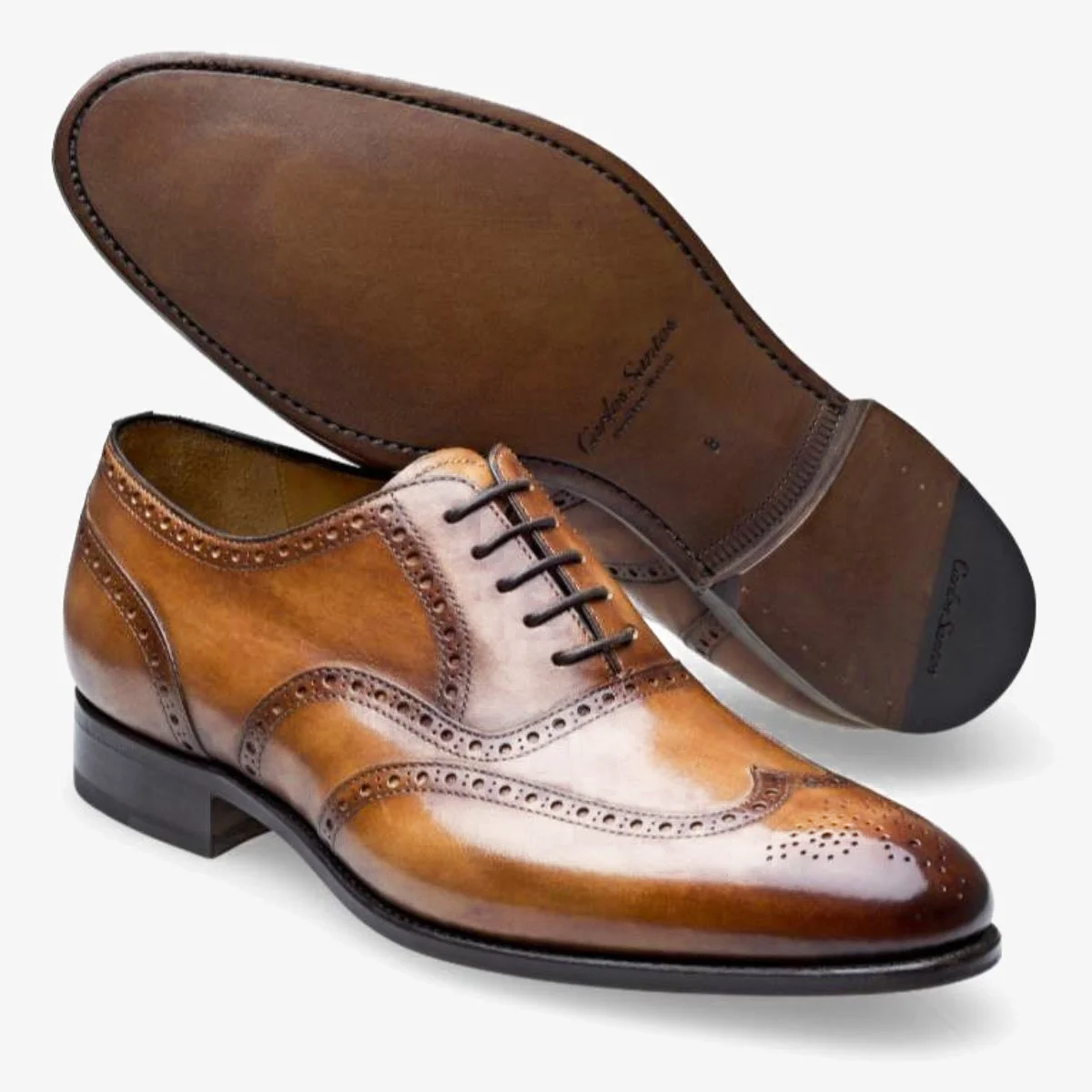 Carlos Santos 7273 Frank braga brogue oxford shoes