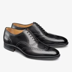 Carlos Santos 7273 Frank black brogue men's oxford shoes