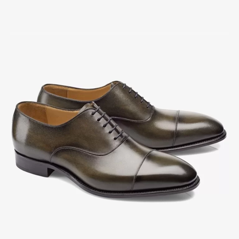 Carlos Santos 8627 Harold green toe cap men's oxford shoes