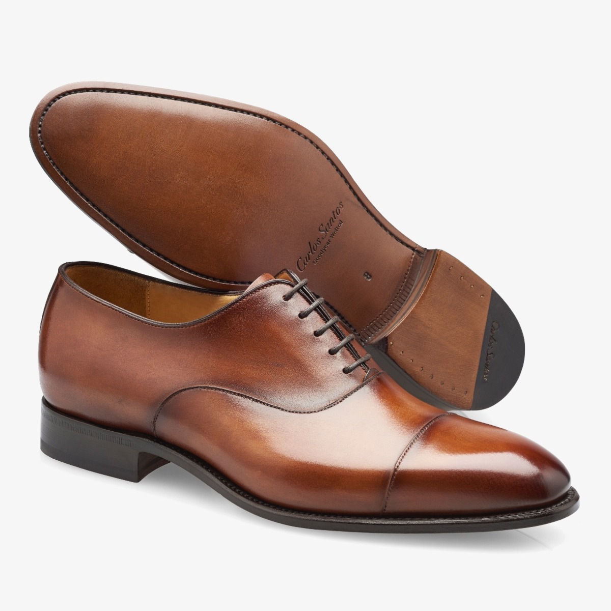 Carlos Santos 8627 Harold brown toe cap men's oxford shoes