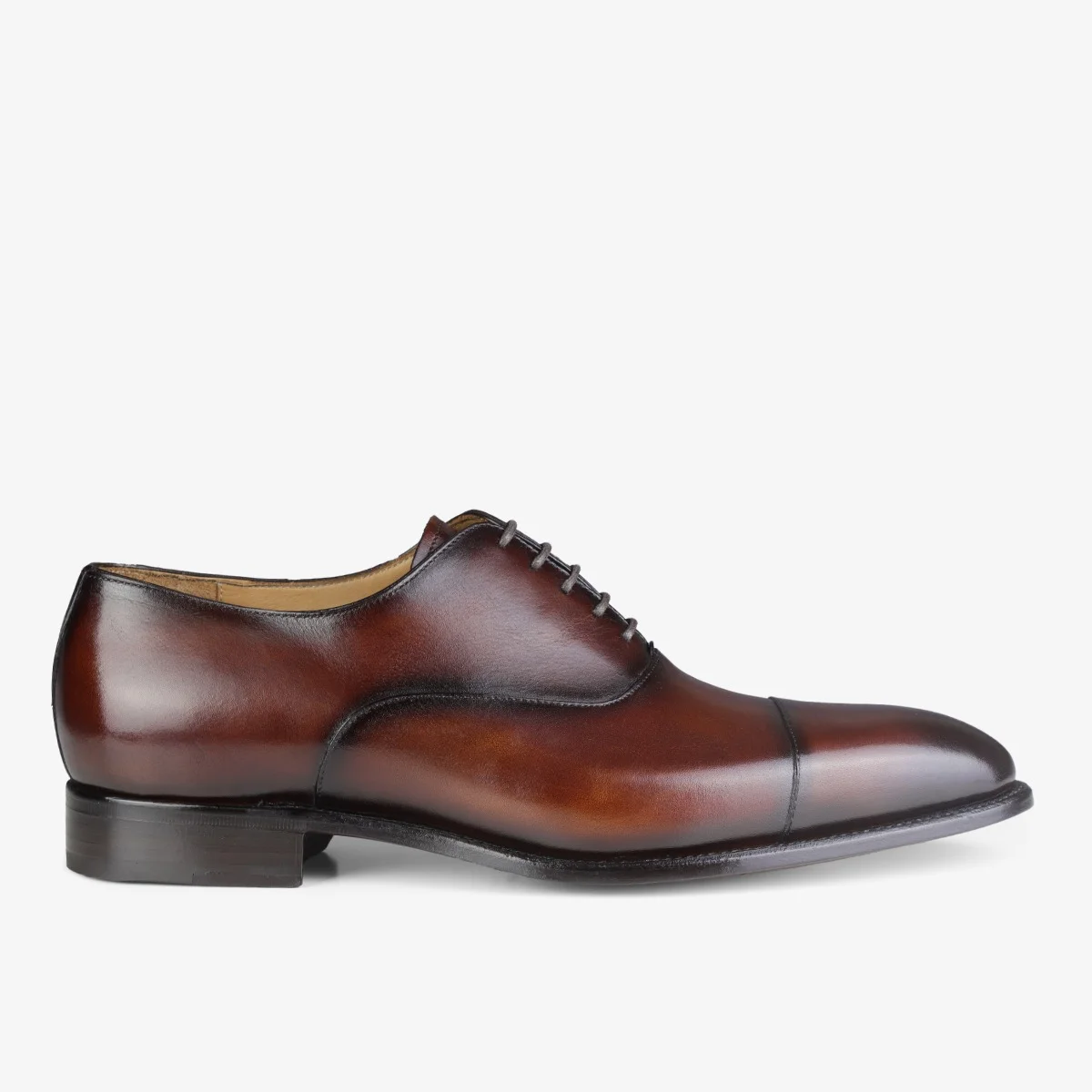 Carlos Santos 8627 Harold wine shadow toe cap oxford shoes
