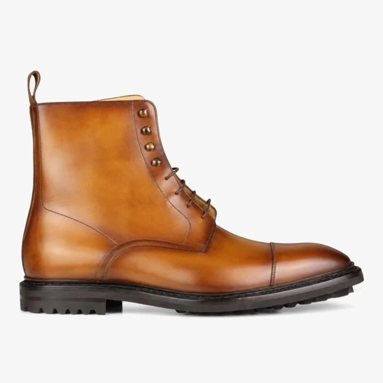 Carlos Santos 8866 Stallone braga toe cap lace-up boots