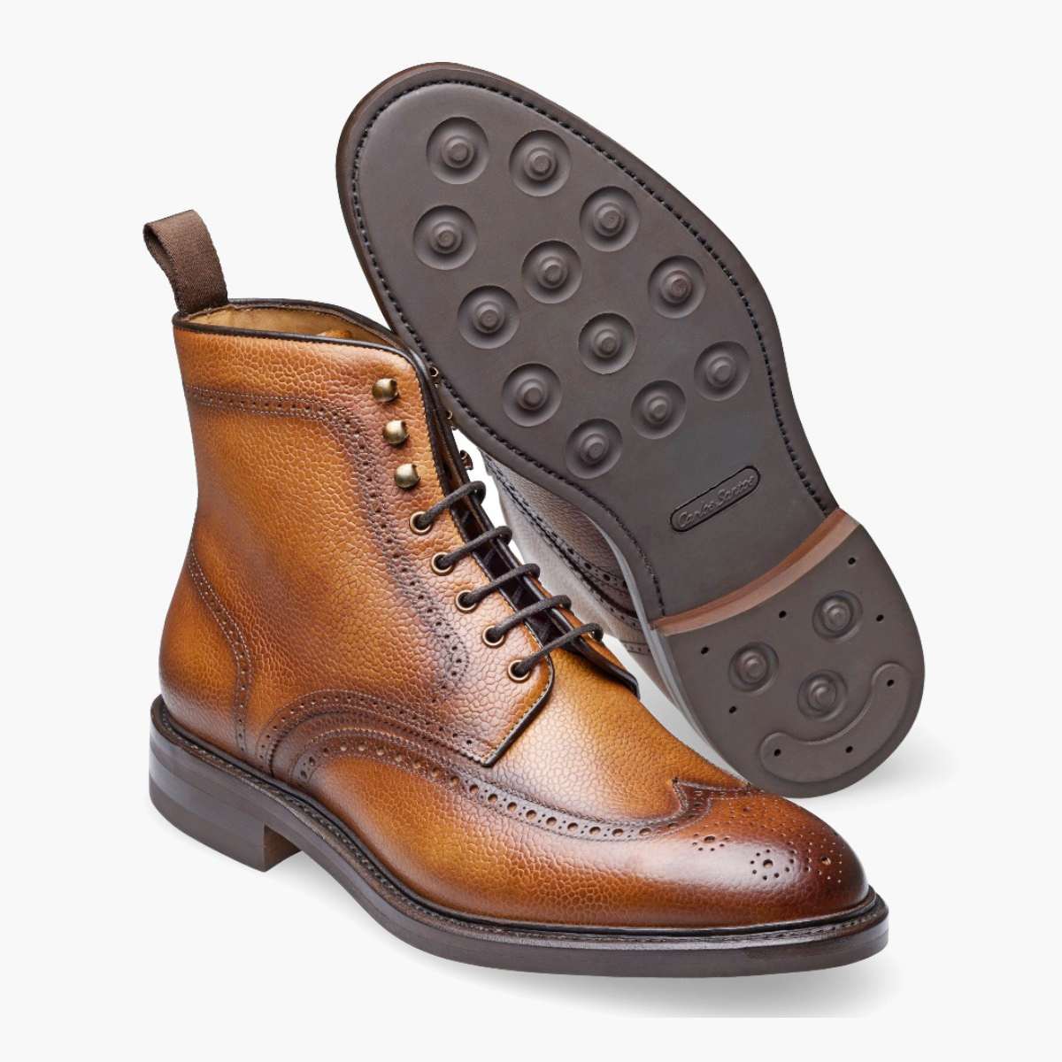 Carlos Santos 8922 Gladiator Braga Brogue Boots - The Noble Dandy