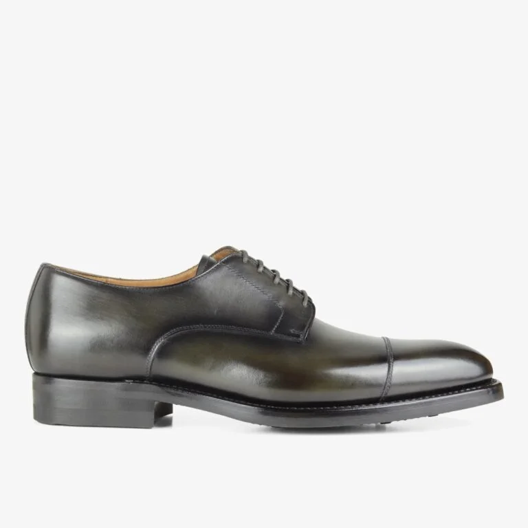 Carlos Santos 9381 Gary bosco dark green derby shoes