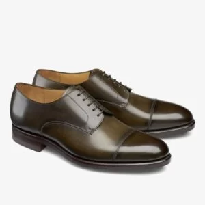 Carlos Santos 9381 Gary green toe cap men's derby shoes