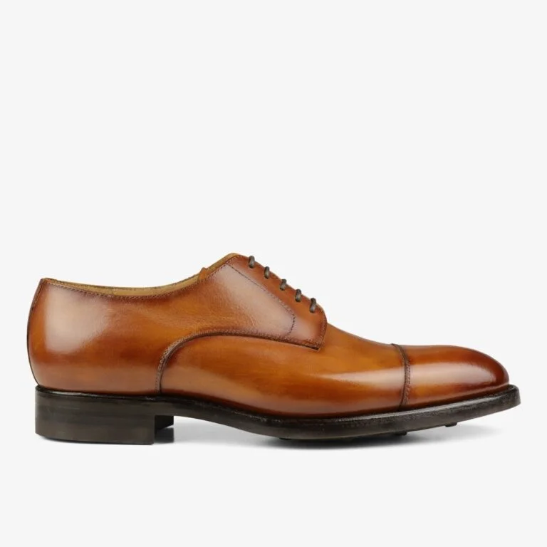 Carlos Santos 9381 Gary brown toe cap men's derby shoes