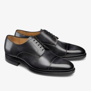 Carlos Santos 9381 Gary black toe cap men's derby shoes